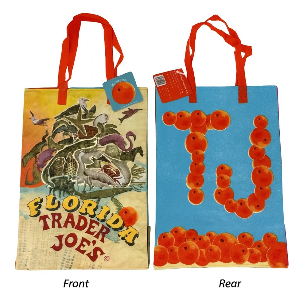 Set of 2 Trader Joe’s Florida Reusable Grocery Bags